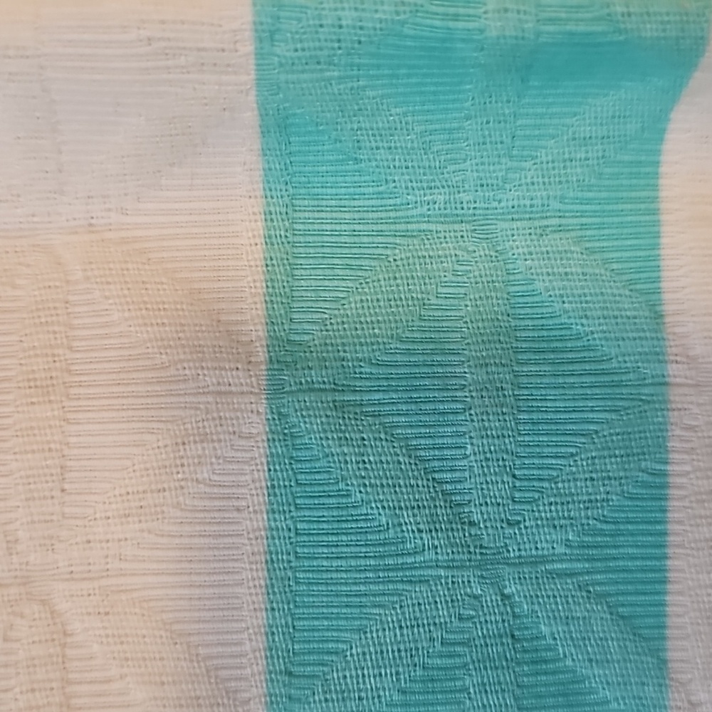 Just Taylor Sleeveless Easter Dress, Robin Egg, Blue/Cream Striped Design, Sz 6 - Picture 16 of 16